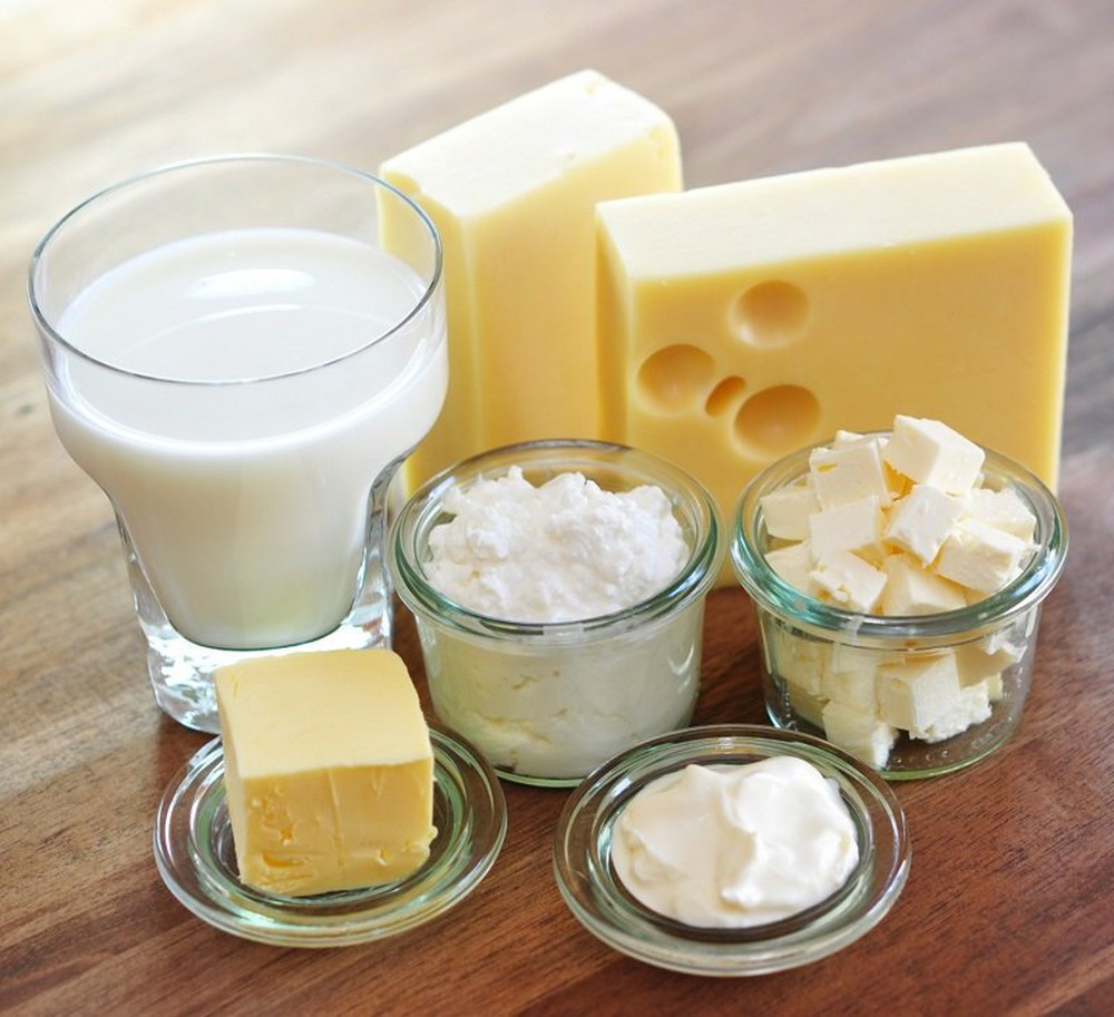 Các loại thực phẩm làm từ bơ sữa