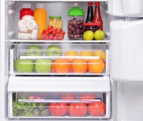 Sắp xếp rau củ quả khi bảo quản trong tủ lạnh